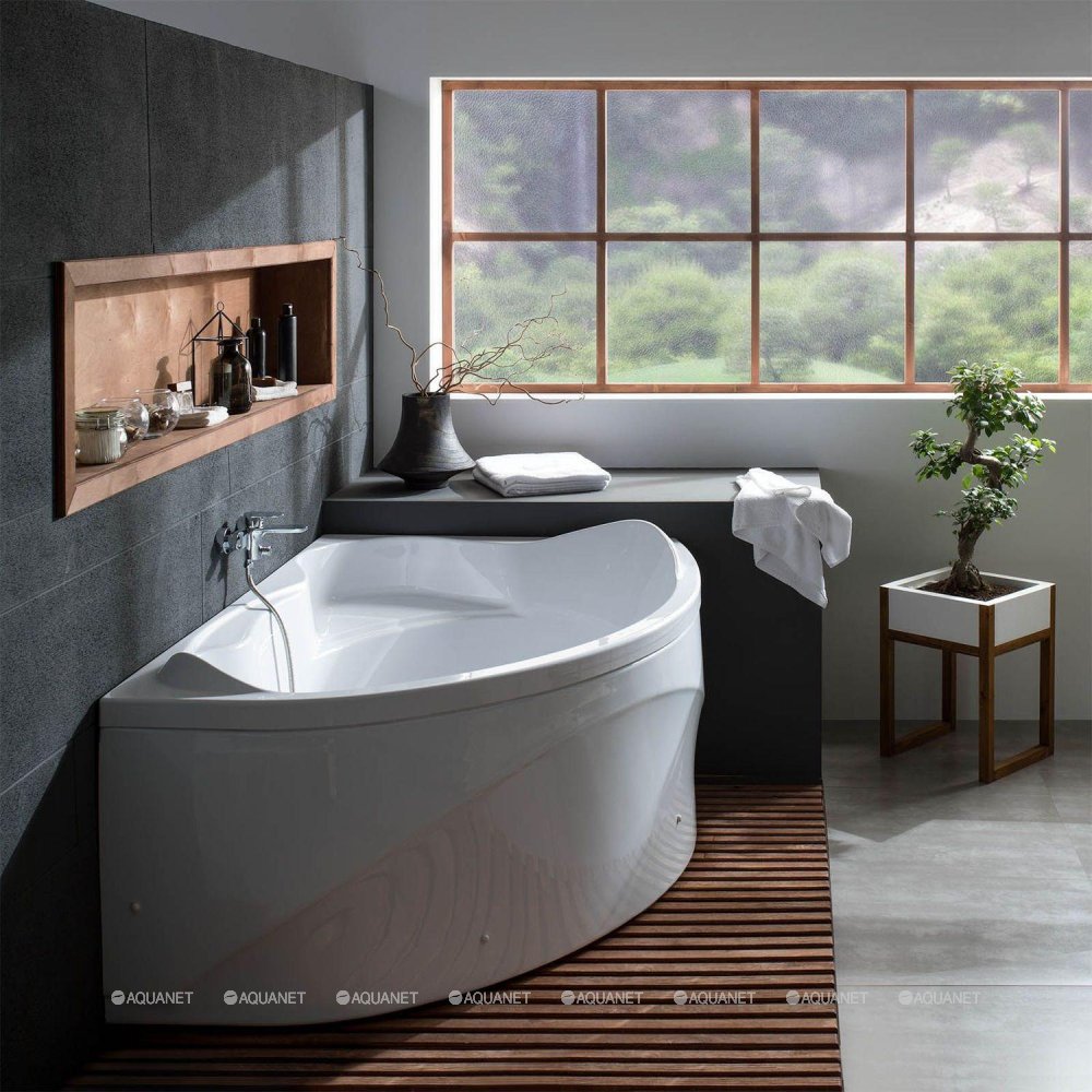 Акриловая ванна Aquanet Jamaica 160x100 L (с каркасом)